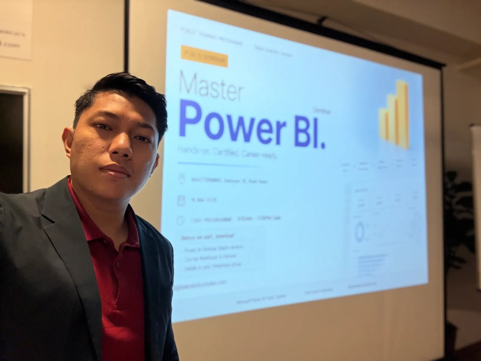 Persediaan trainer untuk sesi Power BI